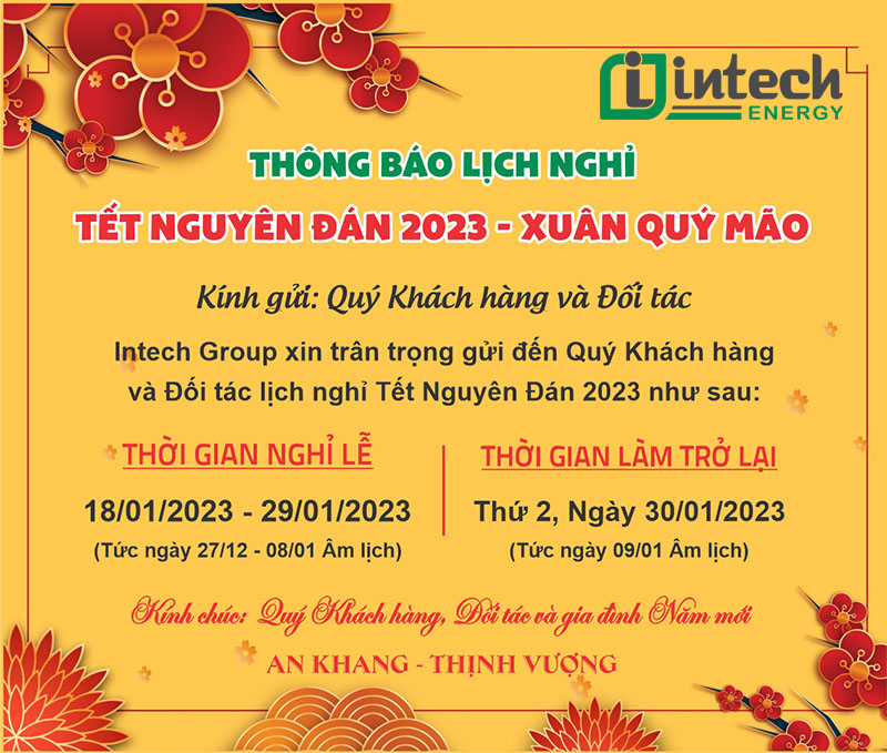 Lịch nghỉ tết nguyên đán 2023