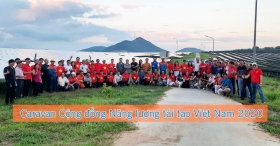 the vietnam renewable energy community organizes a caravan journey towards the central region