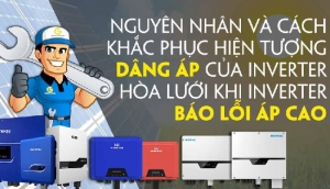 causes and ways to overcome the voltage surge of grid tied inverters when the inverter reports a high voltage fault